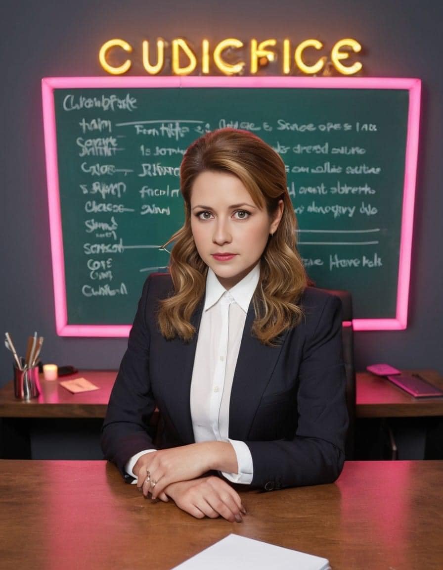 Awesome photos of characters from 'The Office' re-imagined in the 1980's is pretty hilarious