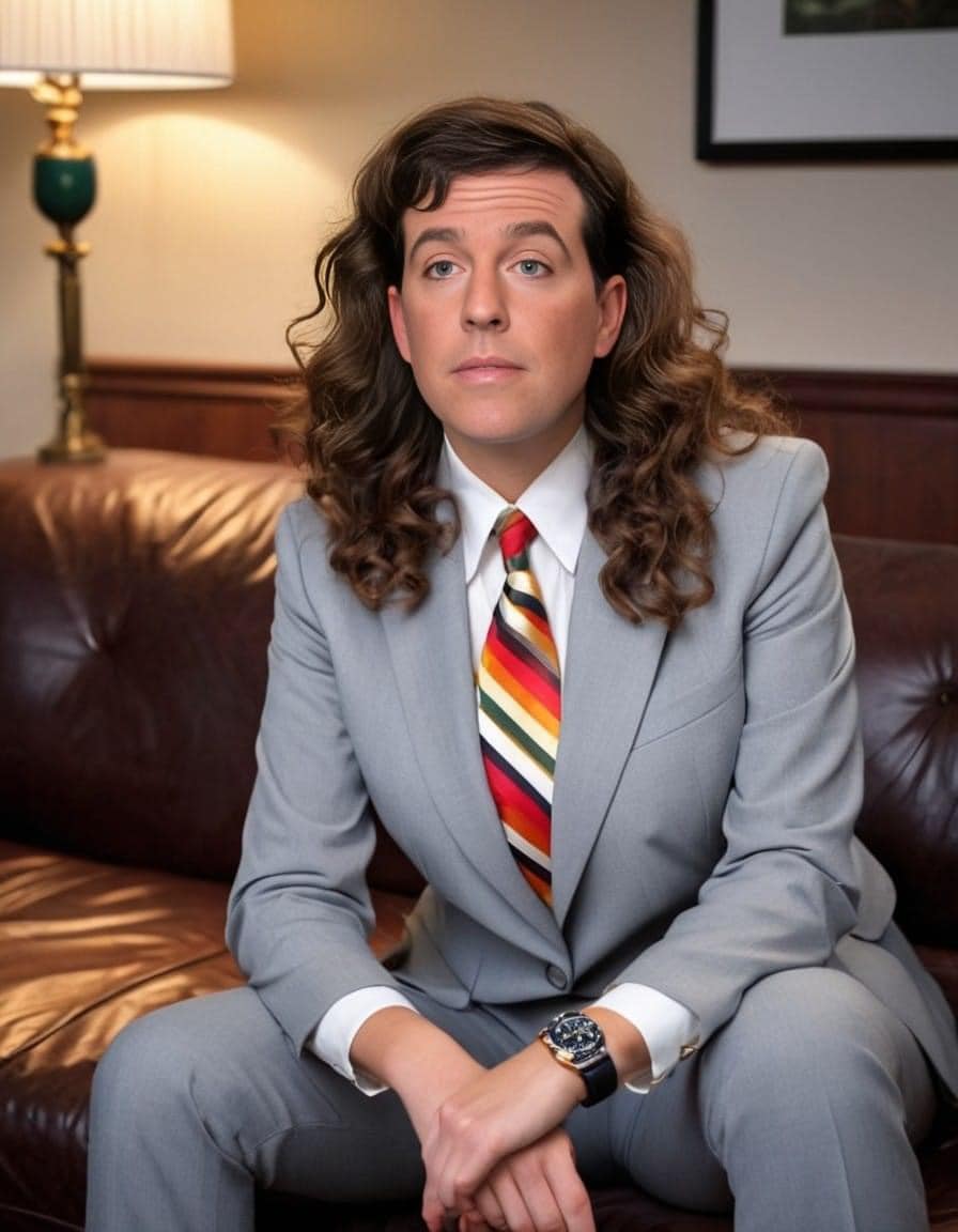 Awesome photos of characters from 'The Office' re-imagined in the 1980's is pretty hilarious