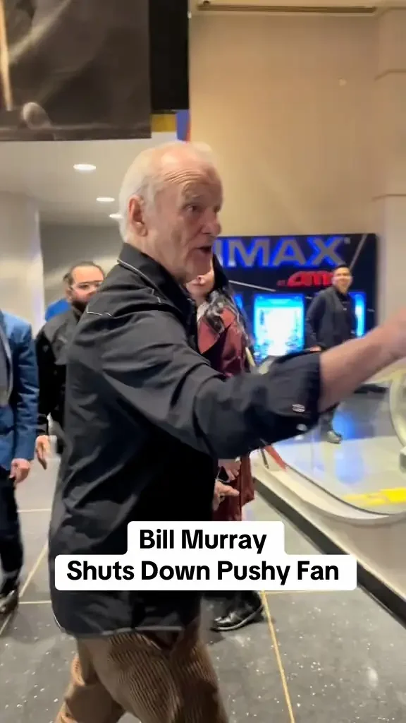 Bill Murray lashes out at pushy fan in NYC movie theater: ‘You attack me like that again, I’ll step on your foot’