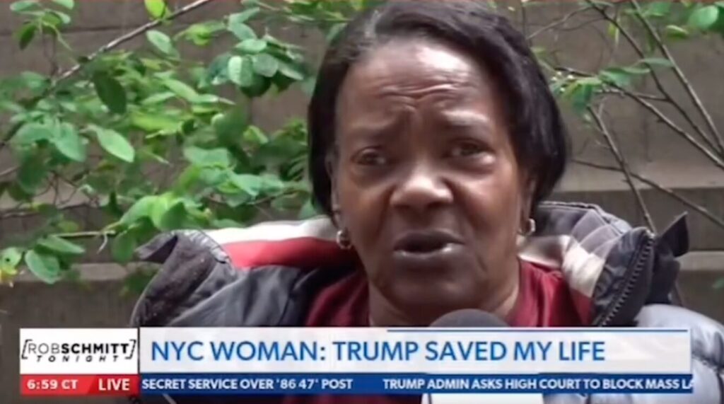 Touching Moment Woman Shares About Chance Encounter with President Trump On the Street - 'He Saved My Life'