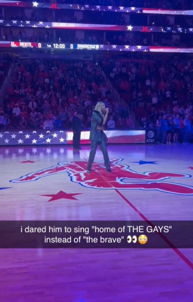 Outrage Erupts After Artist Changes National Anthem Lyrics from 'Home of the Brave' to 'Home of the Gays' [WATCH]