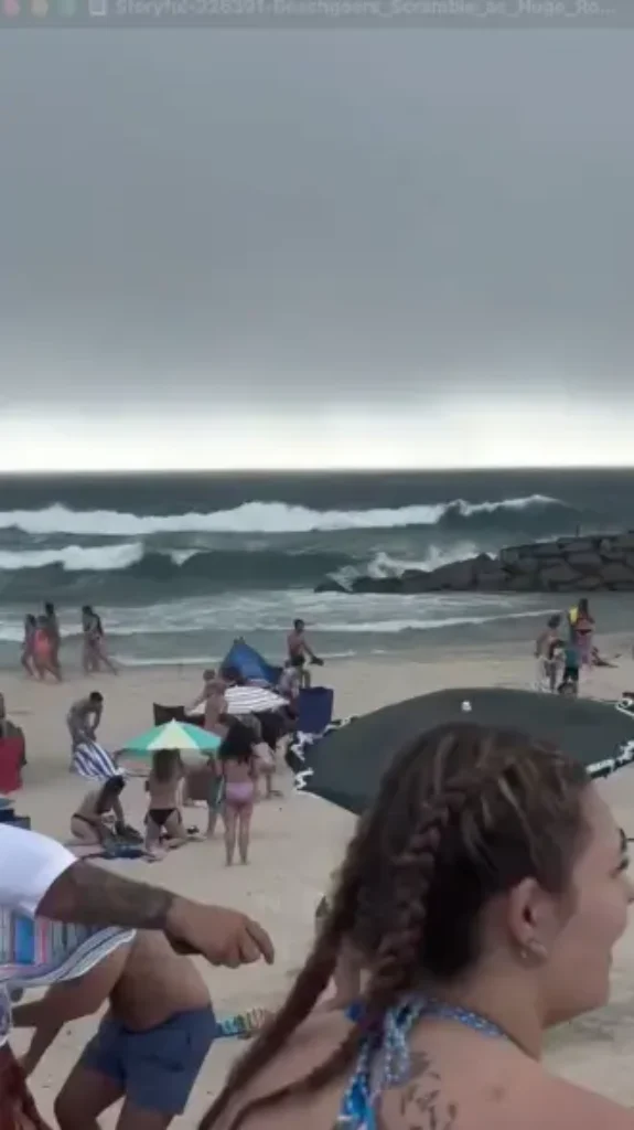 Beachgoers Scramble in Panic as Rare 'Tsunami Roll' Hits Portugal Coast – 'Out of a movie!' [WATCH]