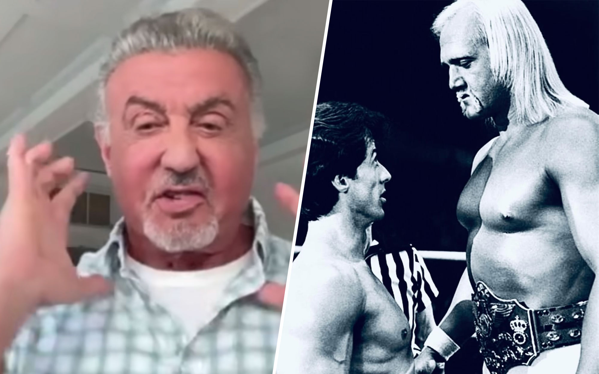Sylvester Stallone Says Hulk Hogan is Irreplaceable – ‘Don’t Make ‘Em Like Him Anymore … He Ragdolled Rocky!’ [WATCH]