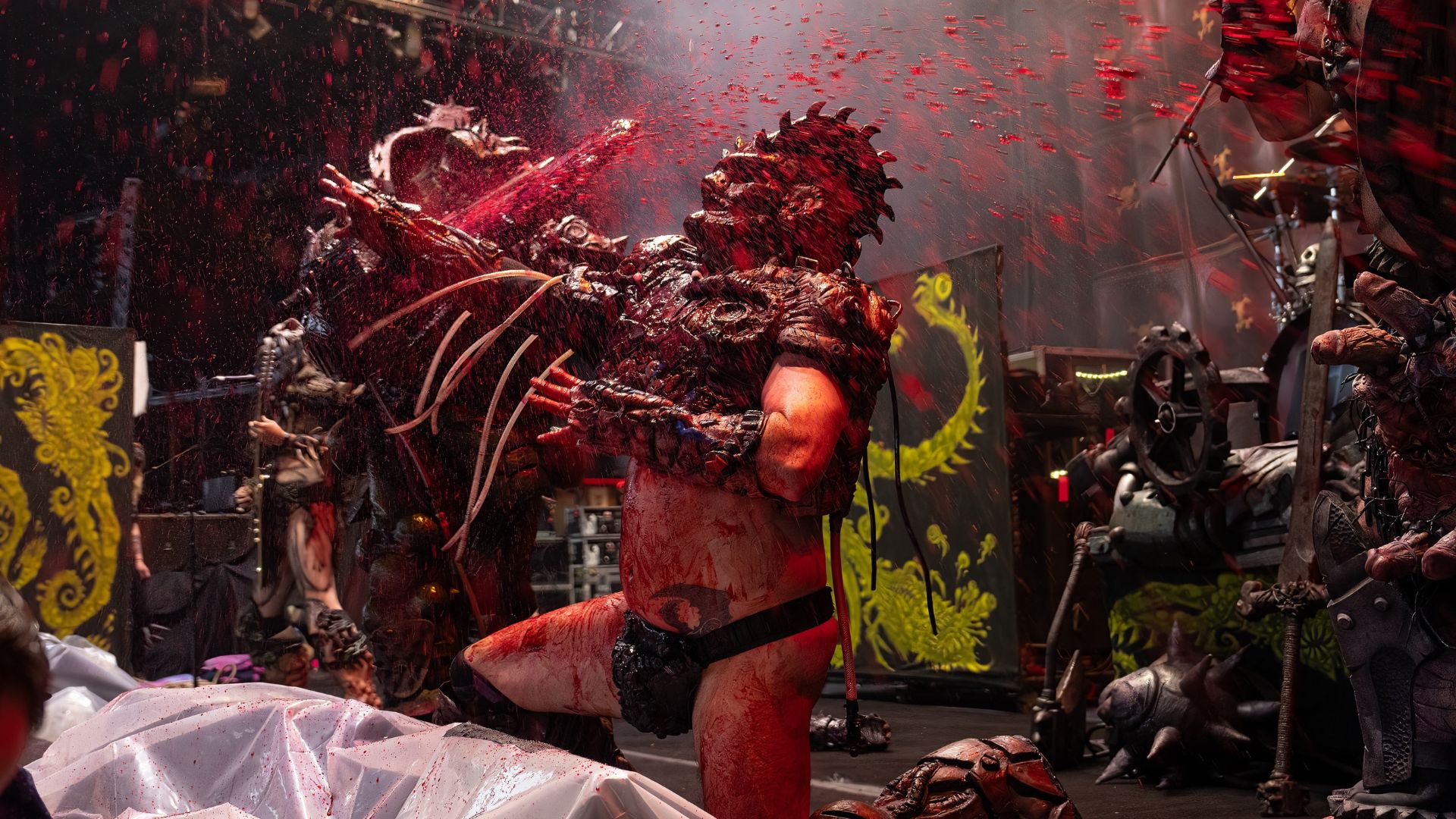 Musk and Trump Caricatures ‘Assassinated’ by Heavy Metal Band Gwar in Chicago [WATCH]