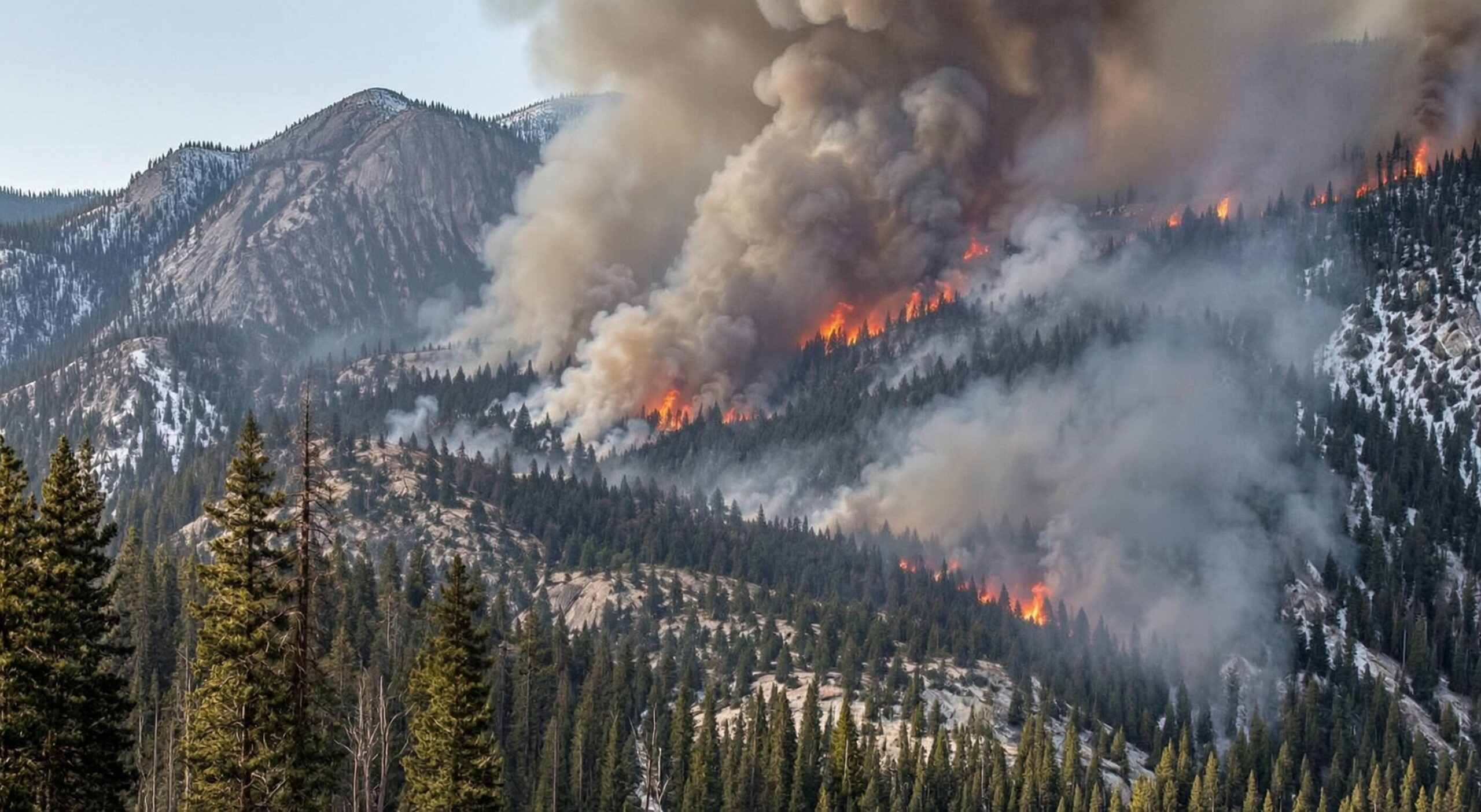 Two Crew Members Tragically Lost in Devastating Yosemite Wildfire Helicopter Crash